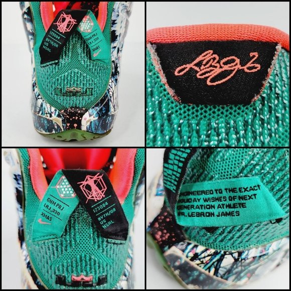 Nike LeBron XII Christmas Basketball Shoes main image 12